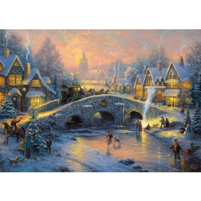 Пазл Schmidt «Зимняя деревня» Т.Кинкейд, 1000 элементов
