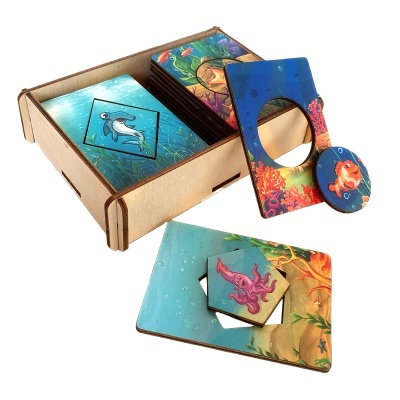 Досочки Сегена «Морские обитатели», Сибирские игрушки