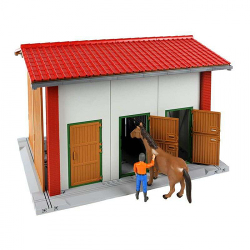Развивающая игрушка  «Конюшня с всадницей и лошадью»