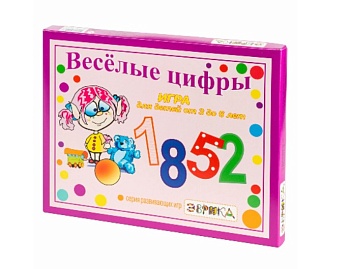  Настольная игра «Веселые цифры», компания «Московский комбинат игрушки»