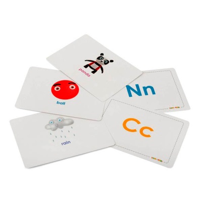 Карточки алфавита «Том и Кери», Билингва