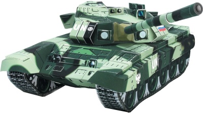 Сборная модель из картона «Танк Т-90 UN», УмБум