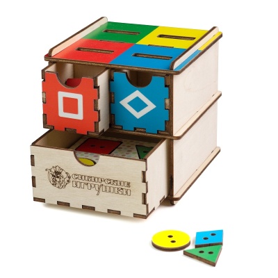 Комодик с принтом «Геометрические фигуры», Сибирские игрушки