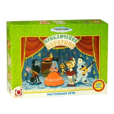 Настольная игра «Приключения Буратино», Московский комбинат игрушек