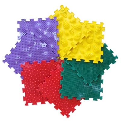 Массажные (ортопедические) модульные коврики Микс «Универсальный», ОртоПазл