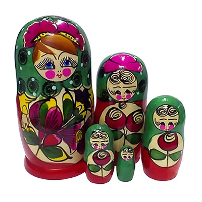 Матрешка 5 в 1 малая, RNToys