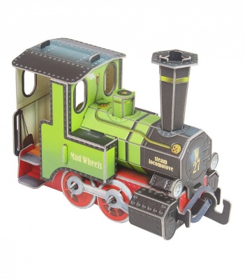 Сборная игрушка из картона «Паровозик»