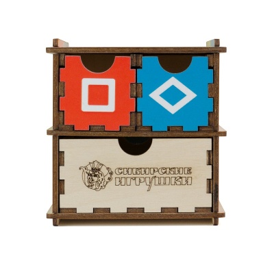Комодик с принтом «Геометрические фигуры», Сибирские игрушки