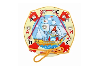 Развивающая игра-шнуровка "Парусник", Методики В. Воскобовича