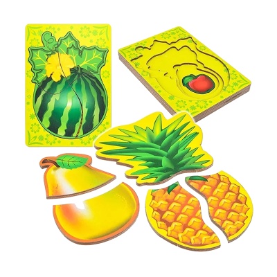 Вкладыш многослойный «Фрукты», Сибирские игрушки