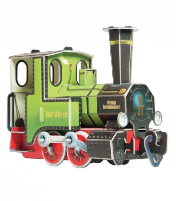 Сборная игрушка из картона «Паровозик»