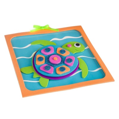 Набор для творчества «Объемная аппликация из EVA. Черепашка», Bondibon