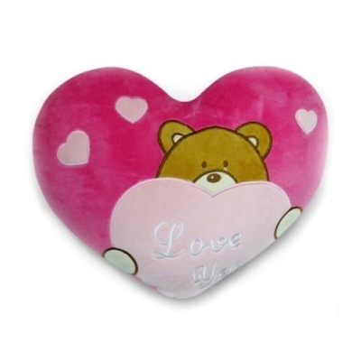 Подушка «Сердце с мишкой», Unaky Soft Toy