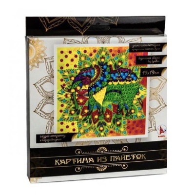 Картина из пайеток «Слон», Ракета