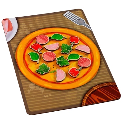 Липучка «Пицца с колбасой», Сибирские игрушки