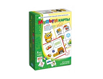 Настольная игра "Мультикарты", ТМ "Ребус" 