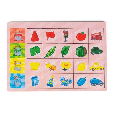 Логические цепочки «Цвета», Сибирские игрушки