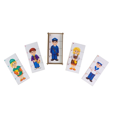 Сложи картинку «Профессии №3», Сибирские игрушки