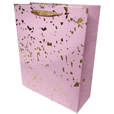 Пакет подарочный ламинированный Veld Co розовый