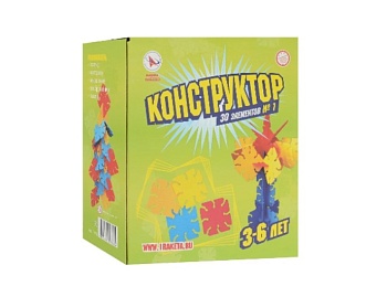 Конструктор №1, 30 деталей, компания «Ракета»