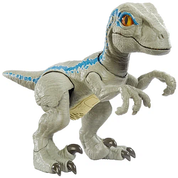 Фигурка динозавра «Древний приятель Блю», со звуковыми эффектами , серия Jurassic World, компания Mattel