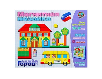 Магнитная мозаика "Город", компания "Десятое королевство" Магнитная мозаика "Город", компания "Десятое королевство"