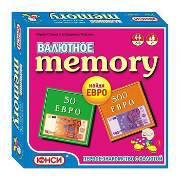 Настольная игра «Валютное мемори», ЮНСИ