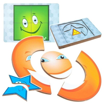 Вкладыш многослойный «Фигуры», Сибирские игрушки