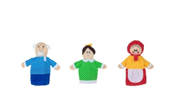 Рукавички - игрушки «Бабка, дед и внучка», Дельфин