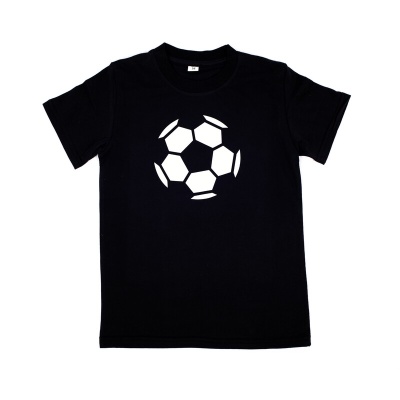 Футболка «Мяч», Рисуй светом