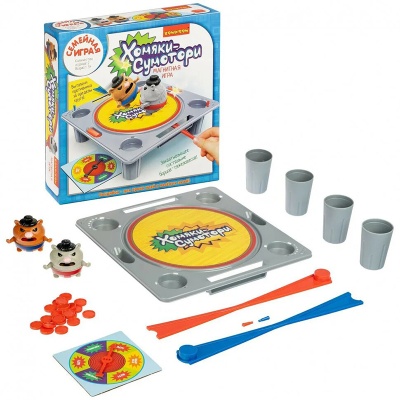 Магнитная игра «Хомяки-сумотори», Bondibon