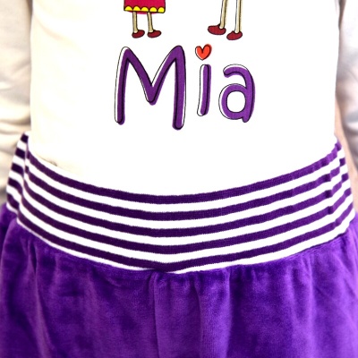 Спортивные брюки Mia, фиолетовый велюр