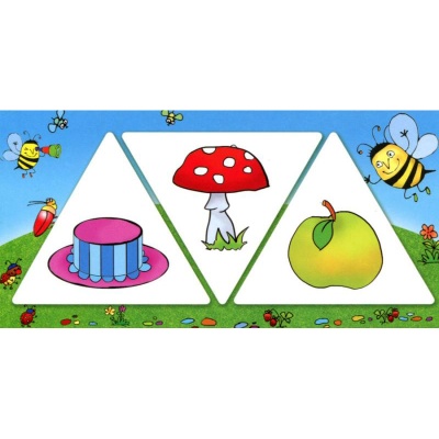 Игровое пособие «Посмотрите сверху вниз» новый дизайн, Ребус