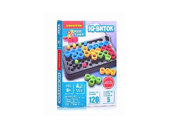 Логическая игра "IQ-Виток" серия БондиЛогика, бренд Bondibon Логическая игра "IQ-Виток" серия БондиЛогика, бренд Bondibon