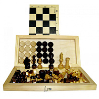 Набор настольных игр 2 в 1 «Шахматы+шашки»