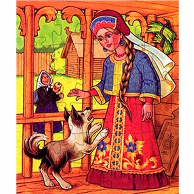 Мини-пазл «Сказка о мертвой царевне и семи богатырях»