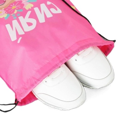Болоньевая сумка для обуви «Сияй!» Pink Mood
