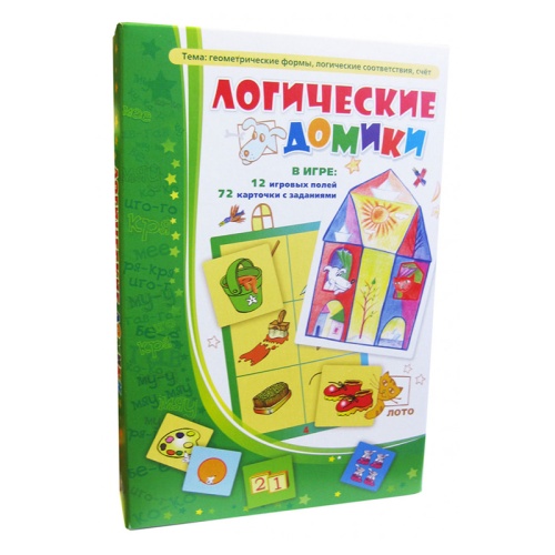 Игровое пособие «Логические домики» А4, Ребус