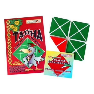 Развивающая игра «Квадрат Воскобовича», двухцветный + сказка