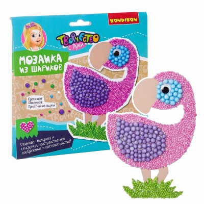Набор для творчества «Мозаика из шариков. Фламинго», Bondibon