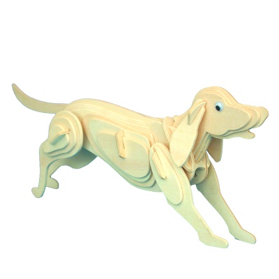 Сборная деревянная модель «Собака» М011, Чудо-дерево