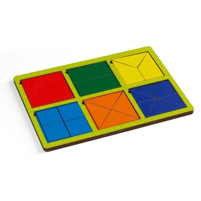 Рамки-вкладыши Никитина «6 квадратов», Сибирские игрушки