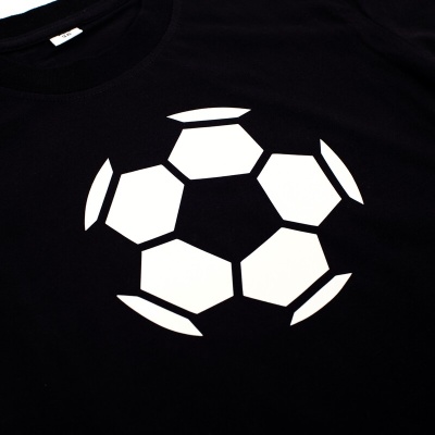 Футболка «Мяч», Рисуй светом