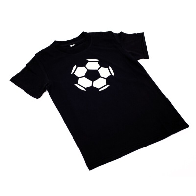 Футболка «Мяч», Рисуй светом