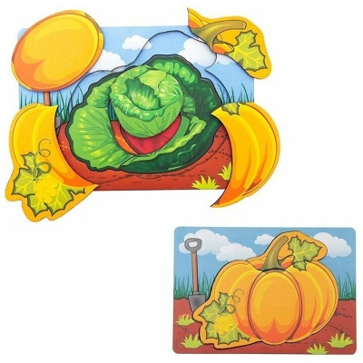 Вкладыш многослойный «Овощи», Сибирские игрушки