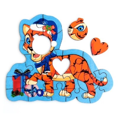 Пазл «Тигренок», Сибирские игрушки