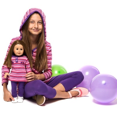 Бриджи (легинсы) Mia, сиреневый