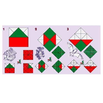 Развивающая игра «Квадрат Воскобовича», двухцветный + сказка