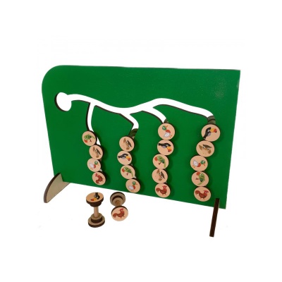 Сортер плоский «Птицы», Сибирские игрушки