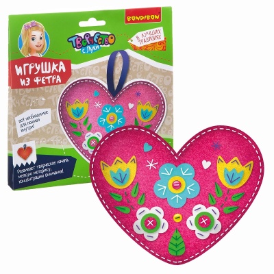 Набор для творчества «Игрушка из фетра. Сердечко», Bondibon